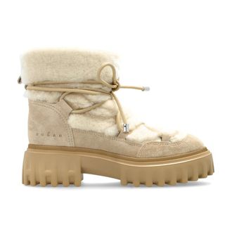Hogan Winter Boots, female, Beige, Size: 11 US H700 Ankle Boots