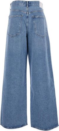 A Gold E Womens Jeans Blue Foldable Design Regenerative Cotton