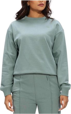 Calvin Klein Dames, Sweatshirts & Hoodies, Groen, Maat: M Katoen