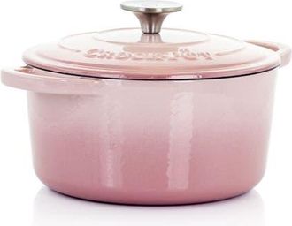 Crock-pot Artisan 2 Piece 3 Quarts Enamled Cast Iron Dutch Oven in Blush Pink at Nordstrom