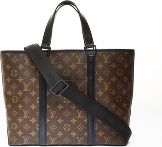 Louis Vuitton Brown Monogram Pouch Tote Bag (Pre-Owned)