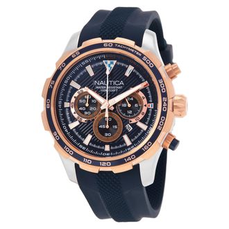 Nautica NST Chronograph Quartz Blue Dial Mens Watch NAPNSF304
