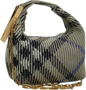 Burberry Pre-owned Mini Bags, female, Multicolor, Size: ONE SIZE Pre-owned Canvas Mini Bag
