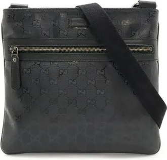Gucci Pre-owned Cross Body Bags, male, Black, Size: ONE SIZE Pre-owned Plastic gucci-bags