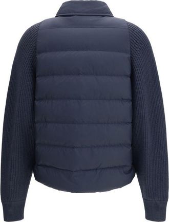 Brunello Cucinelli Womens Blue Polyester Jacket Clothing