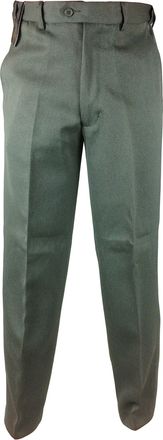 Carabou Expand-A-Band Cavalry Twill Thick Warm Trousers Smart Casual Inside Leg: 31- Regular, Trouser Size: 46, Main Colour: Olive