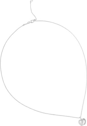 Tous 9 mm Zilveren Dubbel-Hart Ketting Flechazo - Dames - Kettingen - Grijs - ONE Size - Accessoires