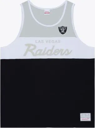 Mitchell & Ness Mens Mitchell & Ness Black/Silver Las Vegas Raiders Head Coach Tank Top at Nordstrom, Size Medium
