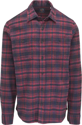 Faherty chest-pockets checked shirt - Red