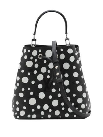 Louis Vuitton 2021-2025 Yayoi Kusama Monogram Giant Empreinte Infinity Dots NeoNoe MM bucket bag - Black