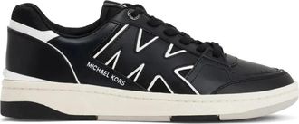 Michael Kors Lace Up Sneakers - Dames - Sneakers - Zwart - 39 EU - Leer - Schoenen