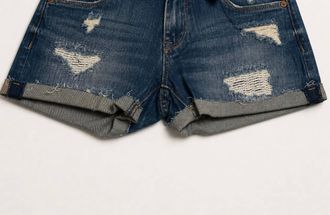 Blank NYC Womens The Fulton Denim Shorts In Blue