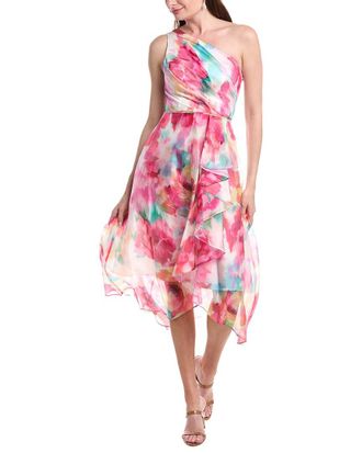 Adrianna Papell Printed High-Low Dress