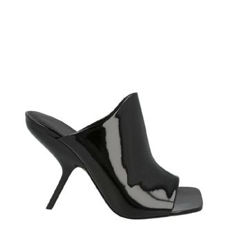 Ferragamo Era X5 Open Toe Leather Mules, Size 7 C