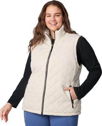 Free Country Womens Plus Size Expedition II Stratus Lite Reversible Vest