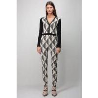 Marine Serre Knit Catsuit