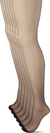 Dim Womens COLLANT Voile MES ESSENTIELS DE 4+2 Pantyhose, 15 denier, Black (Black 0hz), S (Pack of 6)