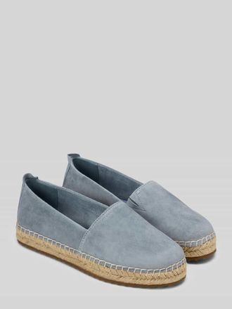 Marc O'Polo Espadrilles aus Veloursleder Modell GEM in Hellblau, Gr&ouml;&szlig;e 40