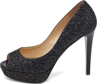 Jimmy Choo London Pumps Dahlia con glitter - Nero