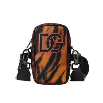 Dolce & Gabbana Pre-owned Fabric crossbody-bags - Dames - Pre-owned - Bruin - Maat: ONE Size Nylon