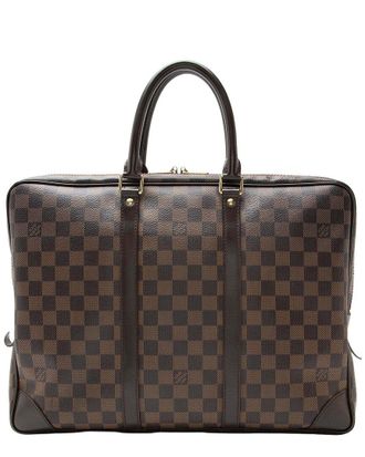 Louis Vuitton Brown Damier Ebene Porte Documents Voyage (Authentic Pre-Loved)