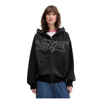 Vans Y2K Star Zip Hoodie - Dames - Vesten met rits - Zwart - XS - Katoen - Hoodies & sweatvesten