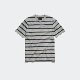 Canada Goose Vantage Striped T-Shirt (Men, Grey Lorne Stripe, XL)