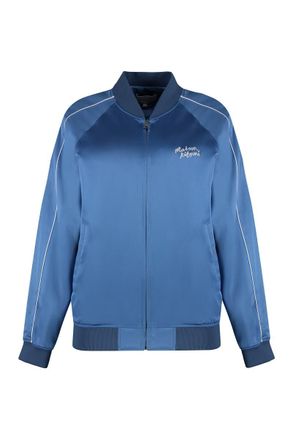 Maison Kitsuné Viscose Full-Zip Sweatshirt