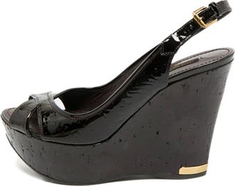 Louis Vuitton Sandali in pelle verniciata - Rosso