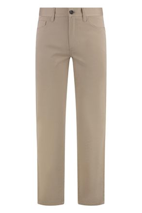 Ermenegildo Zegna Cotton-Silk Trousers