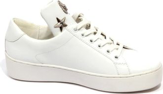 Michael Kors Mindy Lace Up leren sneakers - Dames - Sneakers - Wit - 36 EU - Leer - Schoenen