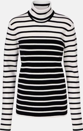 Toteme Jersey de cuello alto en mezcla de lana a rayas