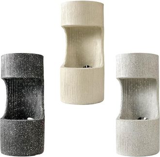 Basics Fuente De Jard&iacute;n Lifetime Fuente De Agua Cil&iacute;ndrica