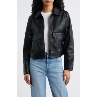 Levi's Faux Leather Moto Jacket in Black at Nordstrom, Size X-Small