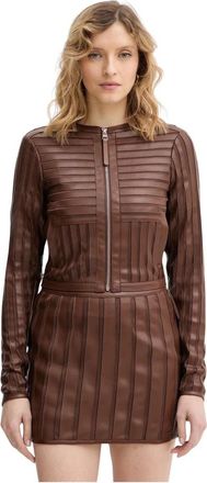 Silvian Heach Evas Jas - Dames - Zomerjassen - Bruin - S - Jassen