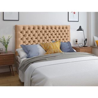 Casa Elba Mink Plush Small Single 26 inch Strutted Headboard