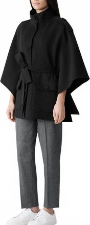 Mackage Womens Ladies Wool Cape In Black