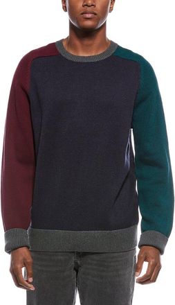 Brooks Brothers Color Block Crewneck Sweater