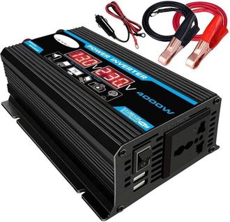 OEM Inversor De Corriente Para Coche De 3000 W, Transformador De Cc De 12 V A 220 V Con Cargador Usb Universal, Inversor De Onda Sinusoidal Modificada (co