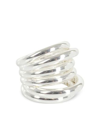 Federica Tosi Ale ring - women - Silver Plated - M