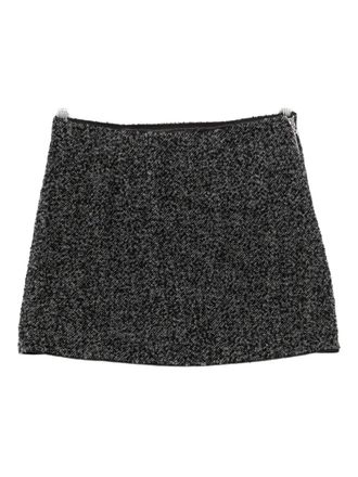Rotate sequin-embellishment mini skirt - women - Wool/Polyester/Polyester/Viscose - 34 - Grey