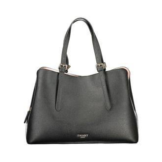 Twinset Tote Bags, female, Black, Size: ONE SIZE Tote Bag