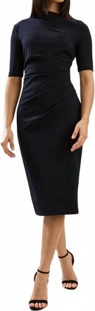 Maggy London Erin Sheath Dress In Twilight Navy