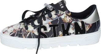 Stokton Leren Damessneakers - Dames - Sneakers - Zwart - 37 EU - Schoenen