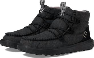 Hey Dude Womens Reyes Boot In Wool Black
