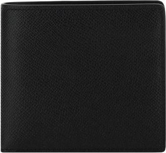 Maison Margiela Zwarte Kalfsleren Bos Taurus Portemonnee