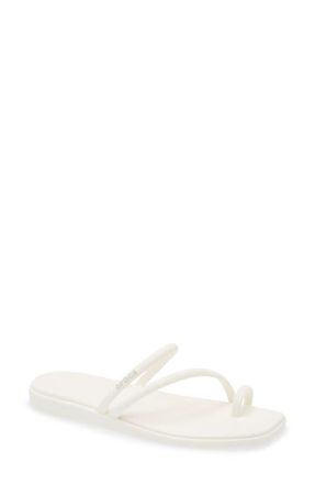 Crocs Miami Toe Loop Sandal in Chalk at Nordstrom, Size 10