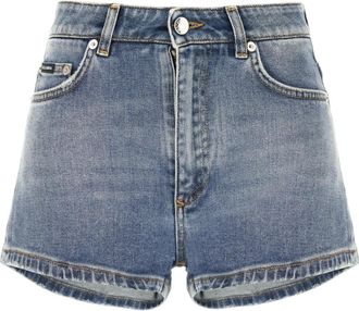 Dolce & Gabbana Mujer, Pantalones cortos, Azul, Talla: XS