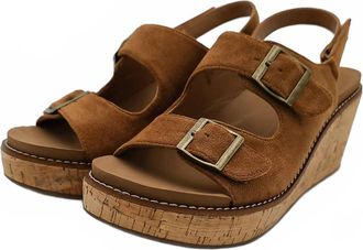 Corkys Footwear Womens My 2 Cents Wedge Buckle Sandals