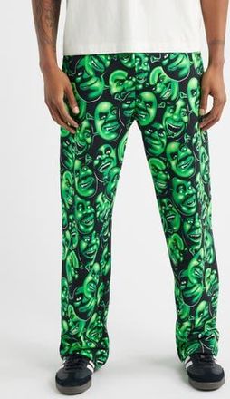 Market x Shrek Print Sweatpants in Green Multi at Nordstrom Rack, Size X-Large